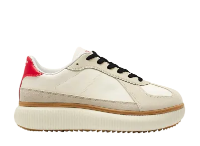 Onitsuka Tiger Delecity "Cream/Fiery Red"