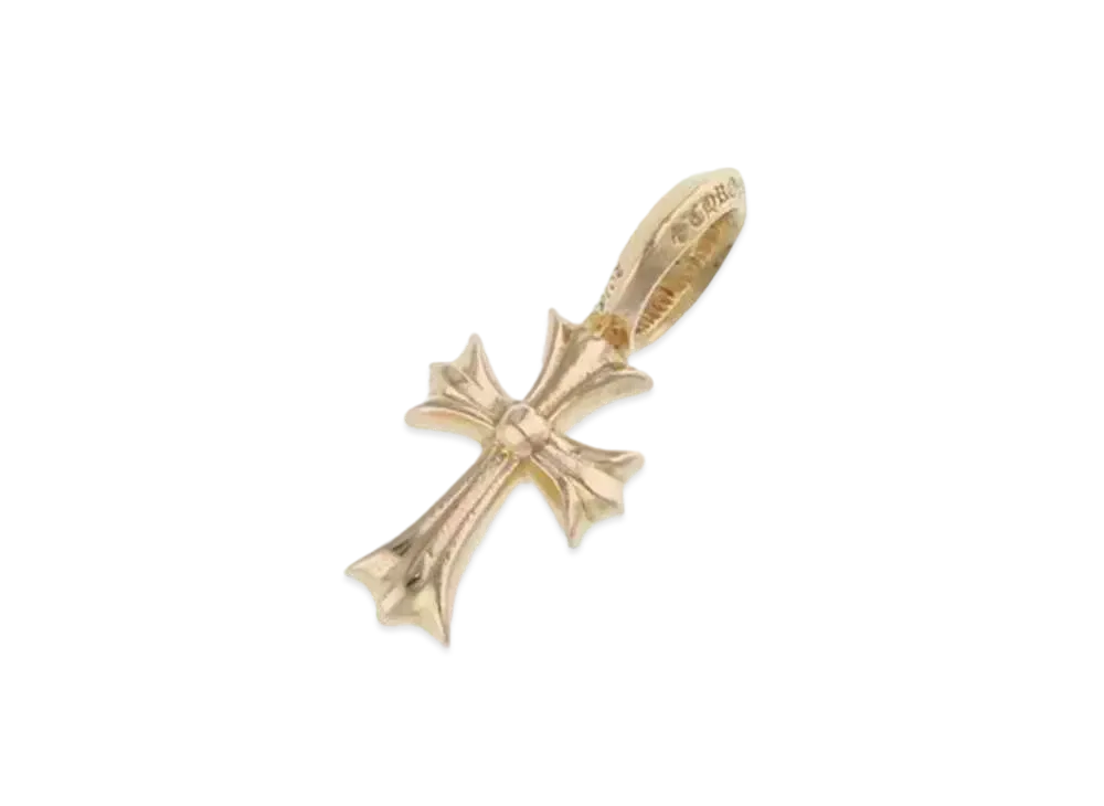Chrome Hearts 22K Stack CH Cross Charm V2 "Yellow Gold"
