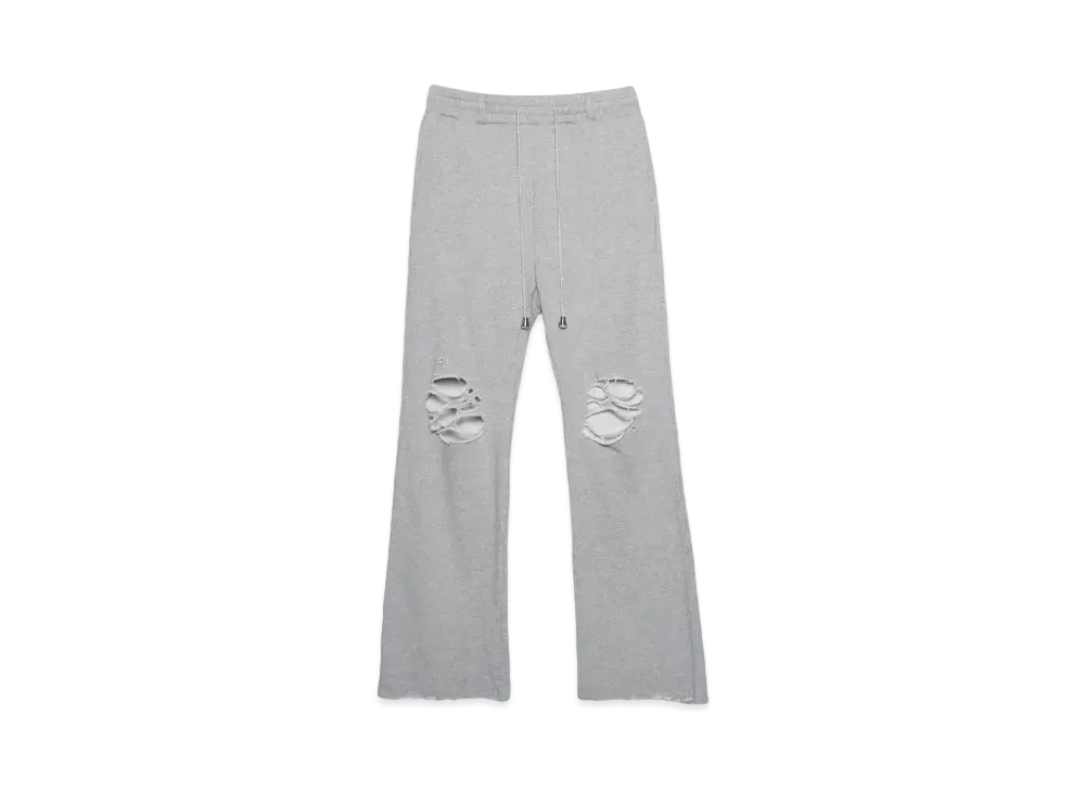 el conductorH DISTRESSED COTTON JERSEY TROUSERS "GRAY"