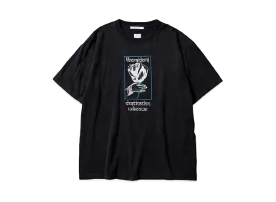 Liberaiders LR ROSE TEE "BLACK"