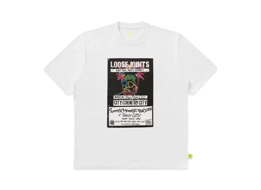 CITY COUNTRY CITY - 'Joints City ' S/S TEE "WHITE"