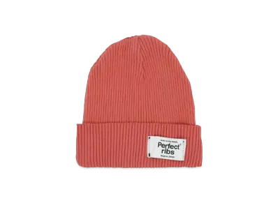 Perfect ribs Rib Beanie Cap "Vintage Red"