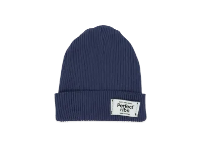 Perfect ribs Rib Beanie Cap "Vintage Navy"