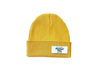 Perfect ribs Rib Beanie Cap "Vintage Yellow"