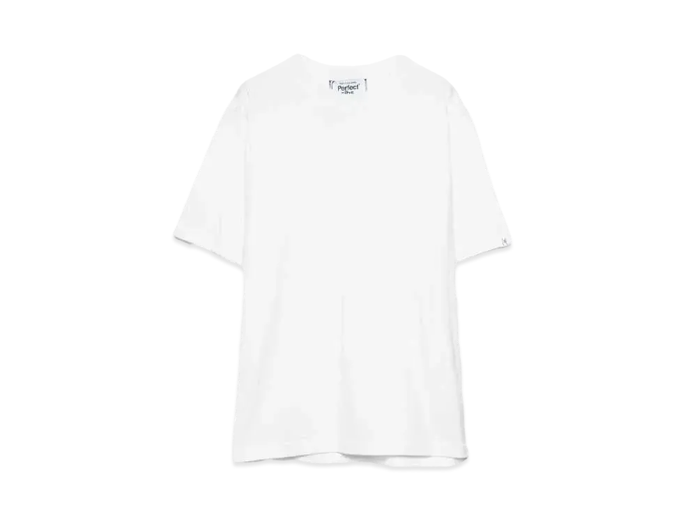 Perfect ribs Short Sleeve T Shirts "White"