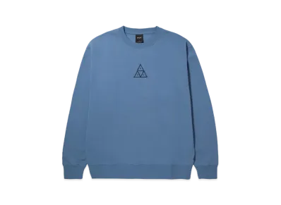HUF Set Triple Triangle Crewneck "Slate Blue"