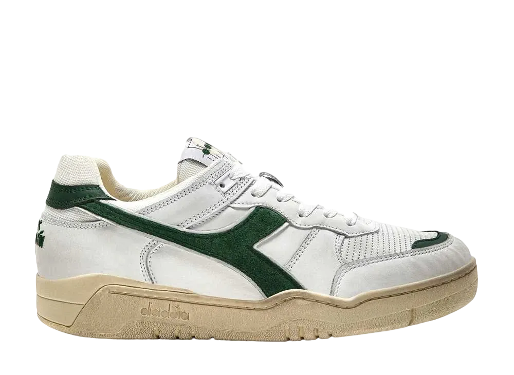DIADORA B.560 Used "White/Fogliage Green"