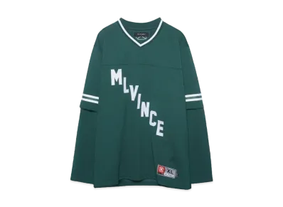 MLVINCE LAYERED L/S FOOTBALL SHIRT "GREEN"