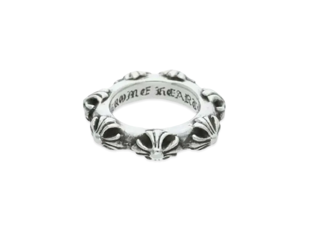 Chrome Hearts Cross Band Ring "Silver"
