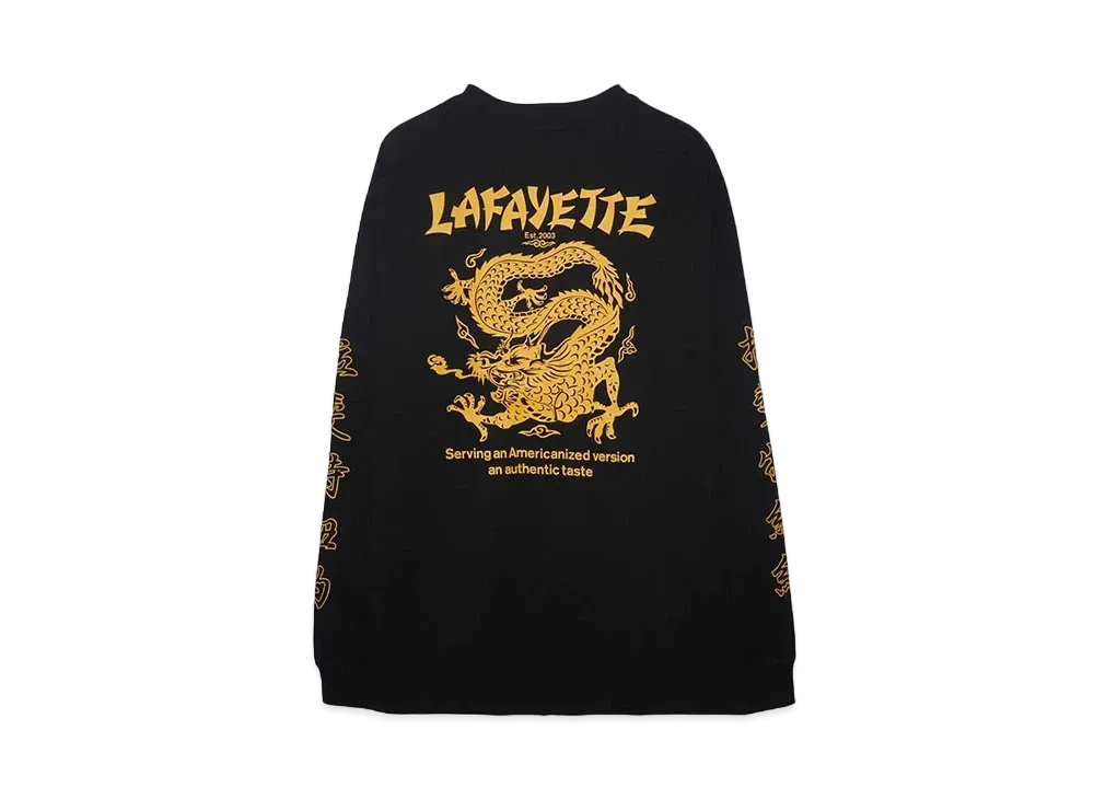 LFYT WO DRAGON POCKET L/S TEE "BLACK"
