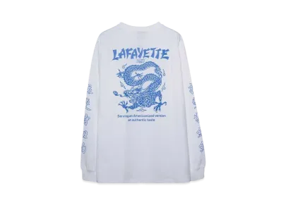 LFYT WO DRAGON POCKET L/S TEE "WHITE"