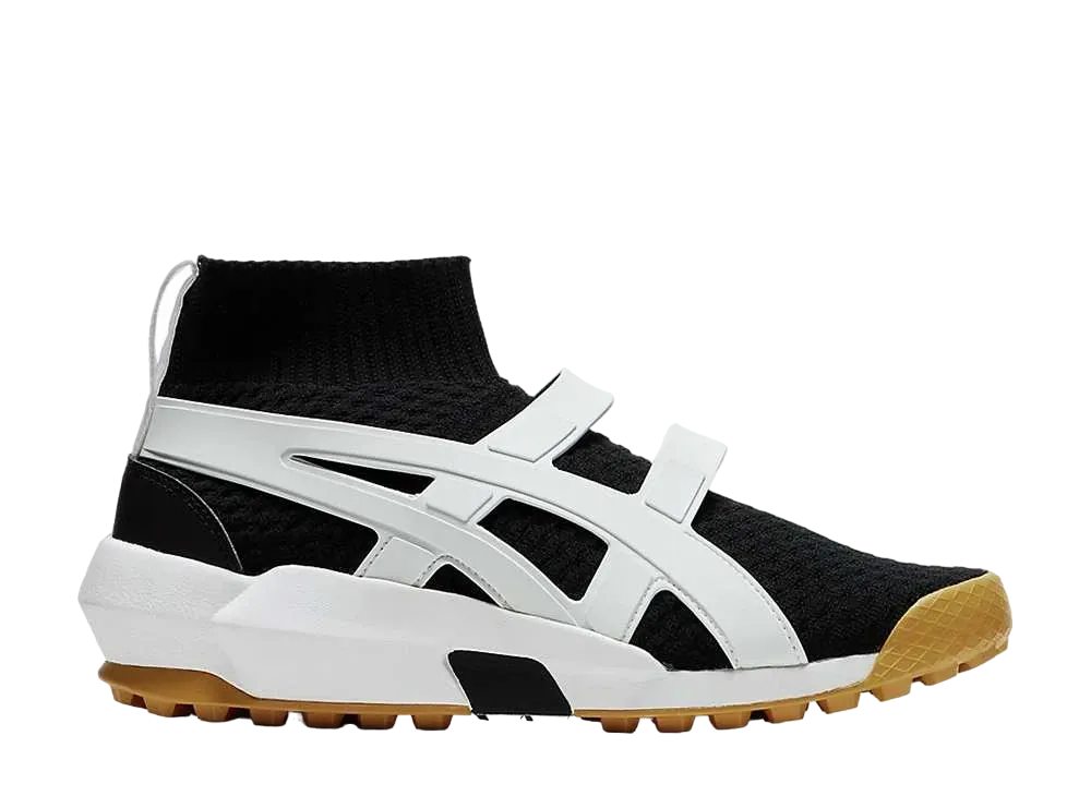 オニツカタイガー ニット トレーナー "ブラック/ホワイト"