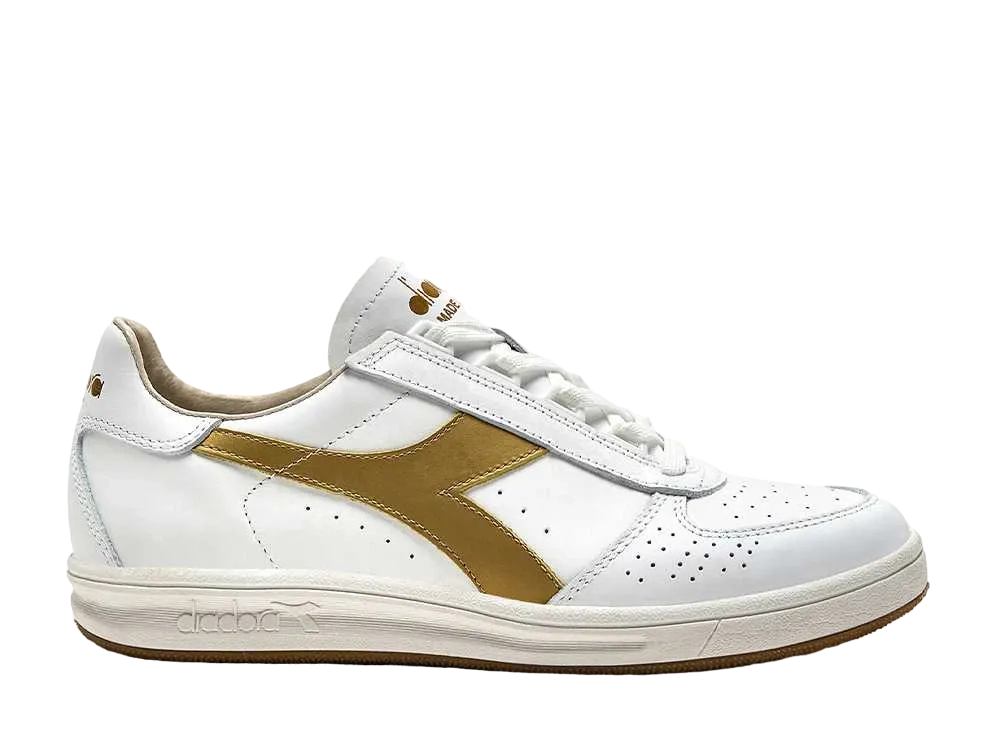 DIADORA B.Elite H Italia Sport "White/Gold"