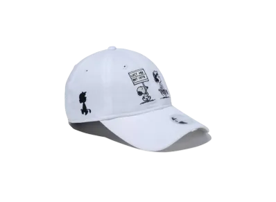 NEW ERA x PEANUTS Golf 9Twenty Long Visor "White"
