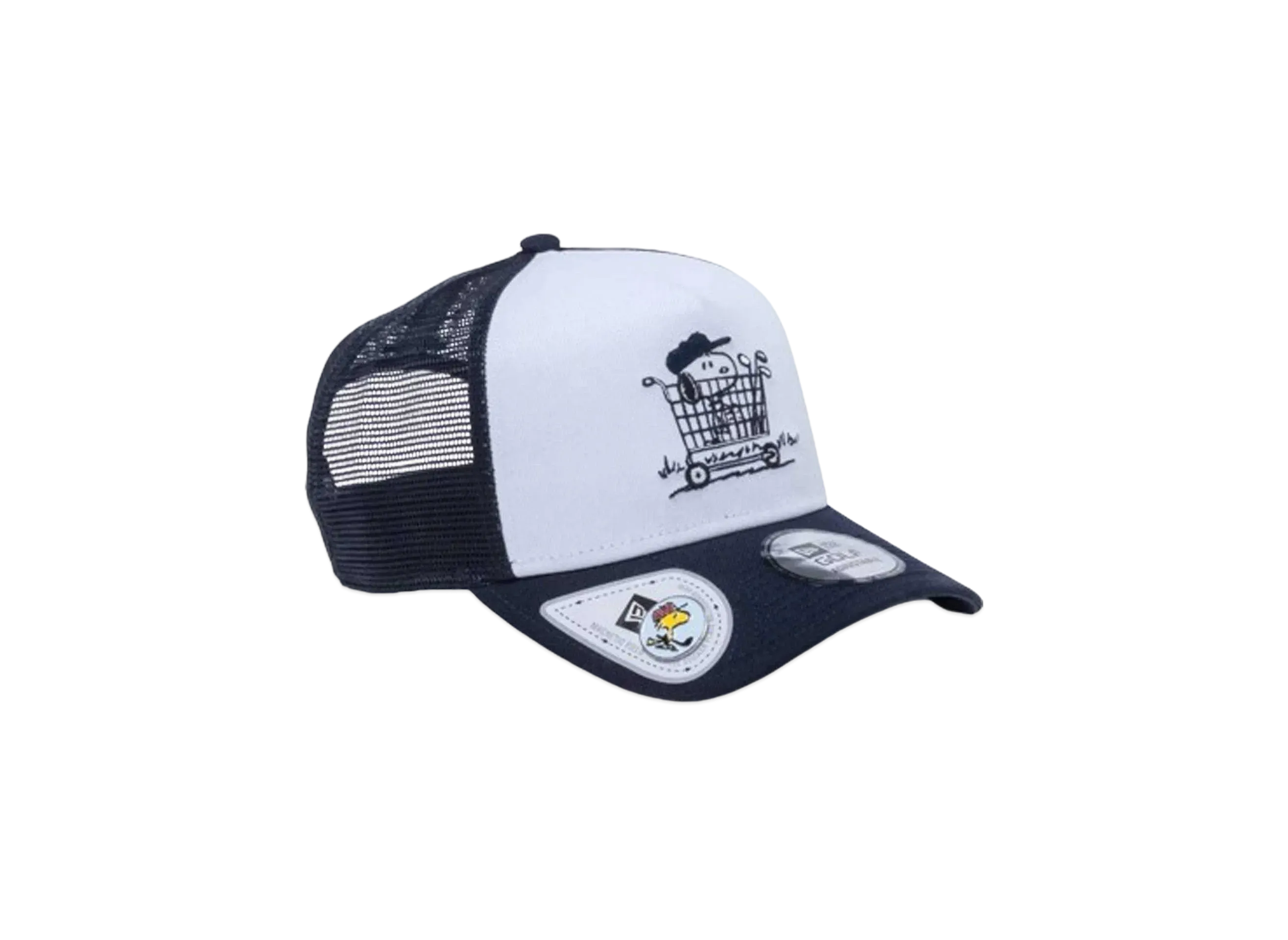 NEW ERA x PEANUTS Golf 9Forty A-Frame Tracker On Par "White/Navy"