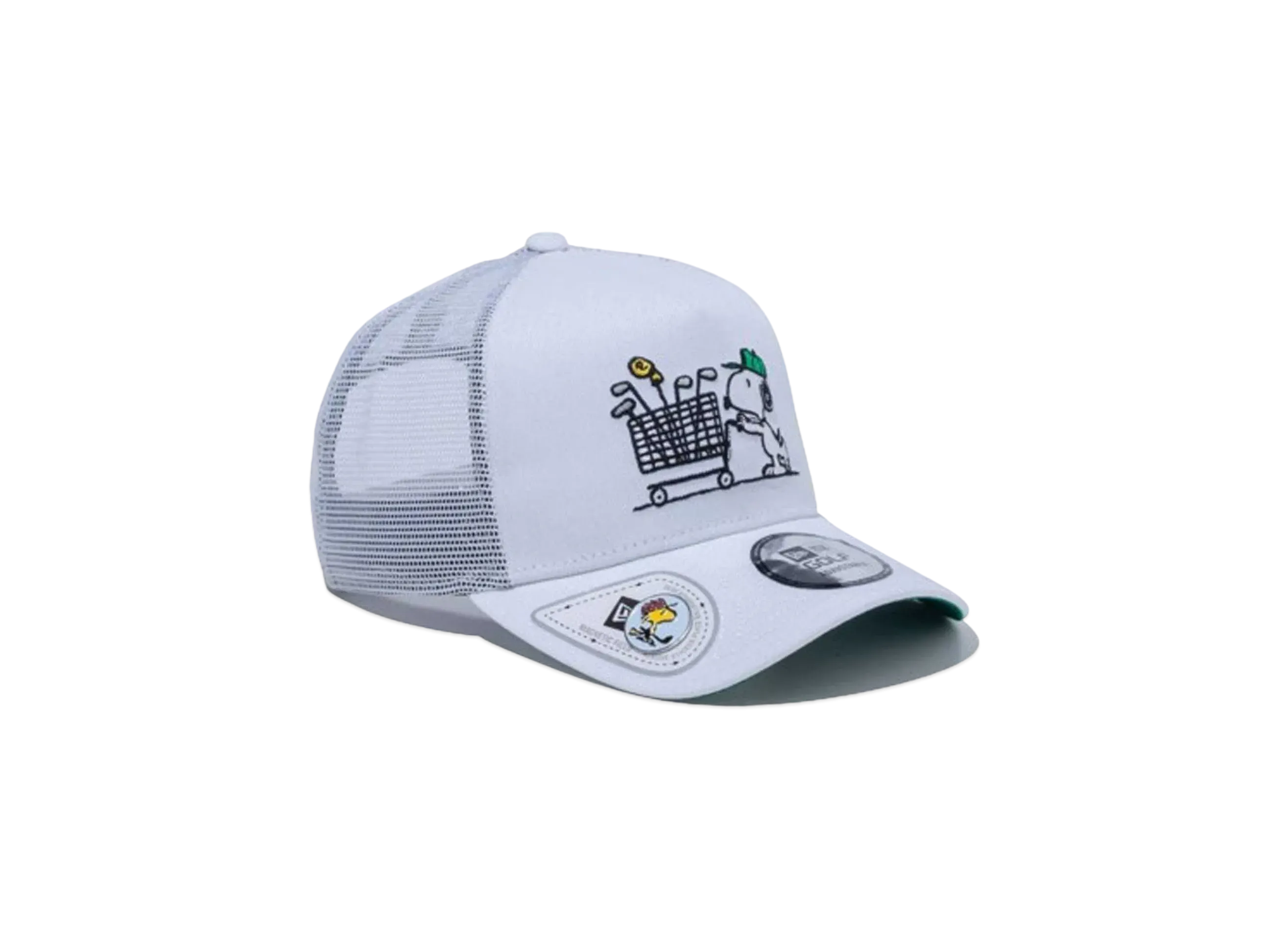 NEW ERA x PEANUTS Golf 9Forty A-Frame Tracker On Par "White/ Kelly Green"