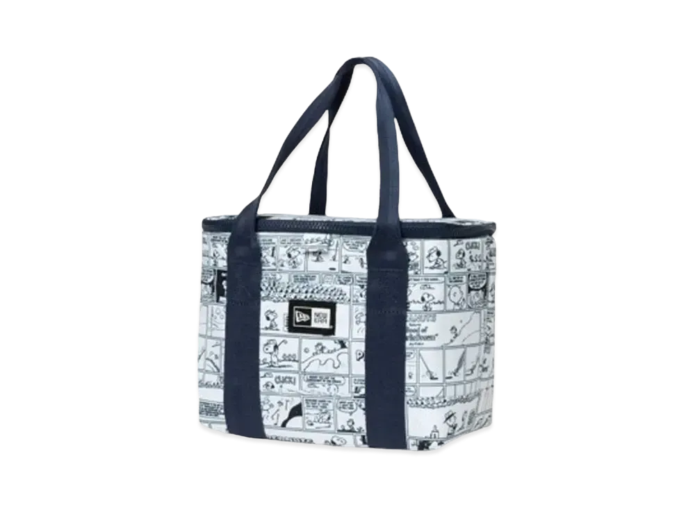 NEW ERA x PEANUTS Golf Tote Bag Mini All Over Print "White/Navy"