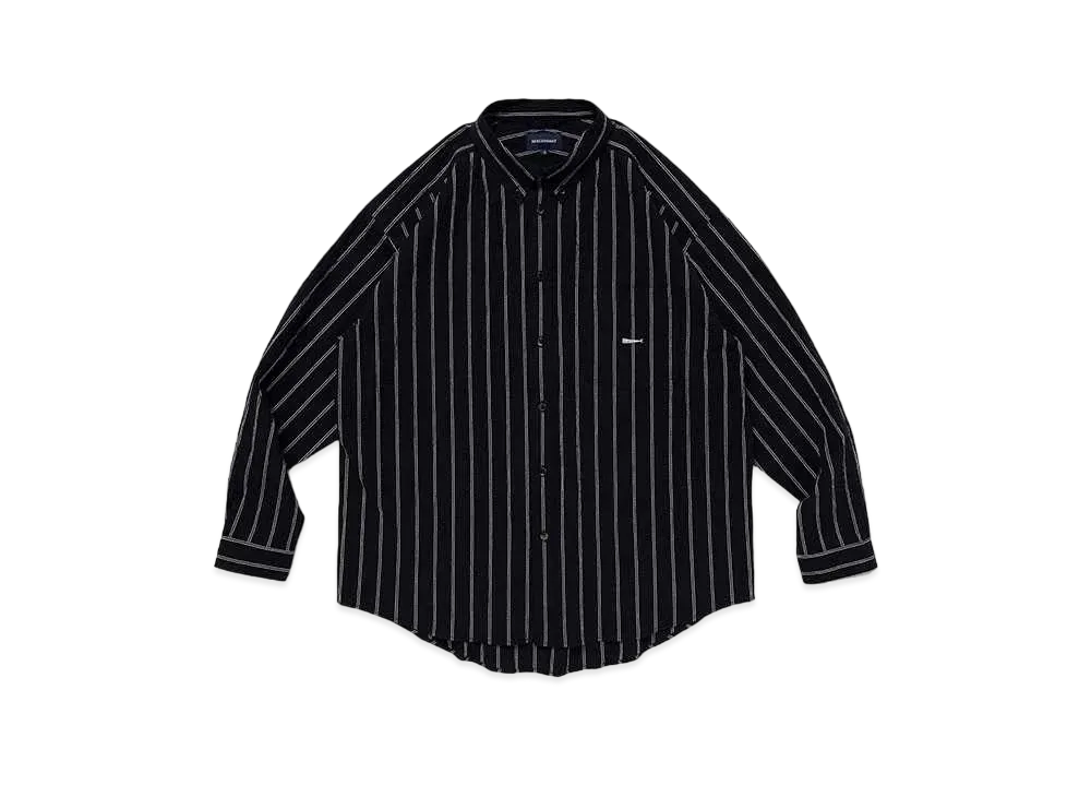 DESCENDANT Kennedy's Multi Stripe LS Shirt "Navy"