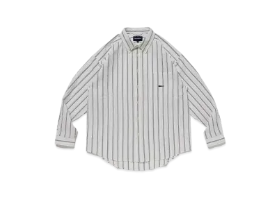 DESCENDANT Kennedy's Multi Stripe LS Shirt "White"
