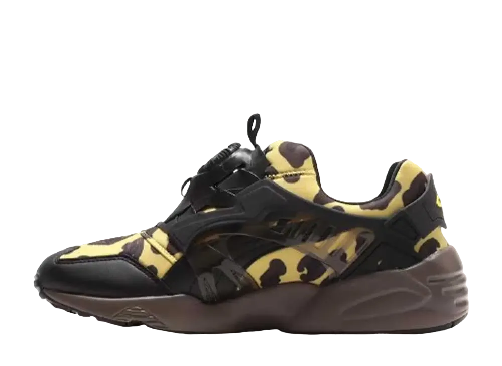 プーマ ディスクブレイズ レオパード "ライトストロー/チョコレート"