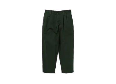 DESCENDANT DC-3 Organic Cotton Twill Trousers Fade Wash "Green"