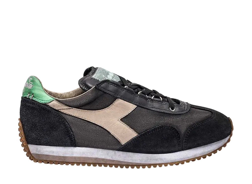 ディアドラ エキップ H ダーティストーン ウォッシュ エヴォ "ブラック/グレーコブルストーン"