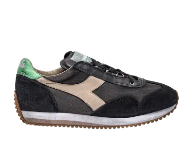 DIADORA Equipe H Dirty Stone Wash Evo "Black/Grey Cobblestone"