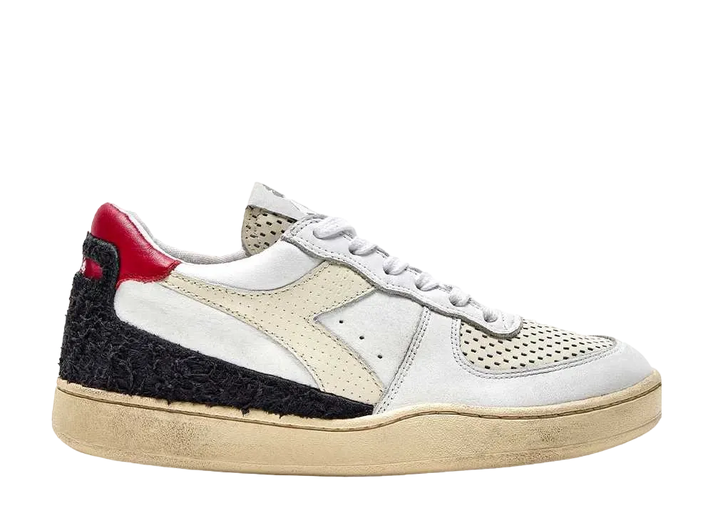 DIADORA Mi Basket Low Punched Ita X Dino Meneghin "White"