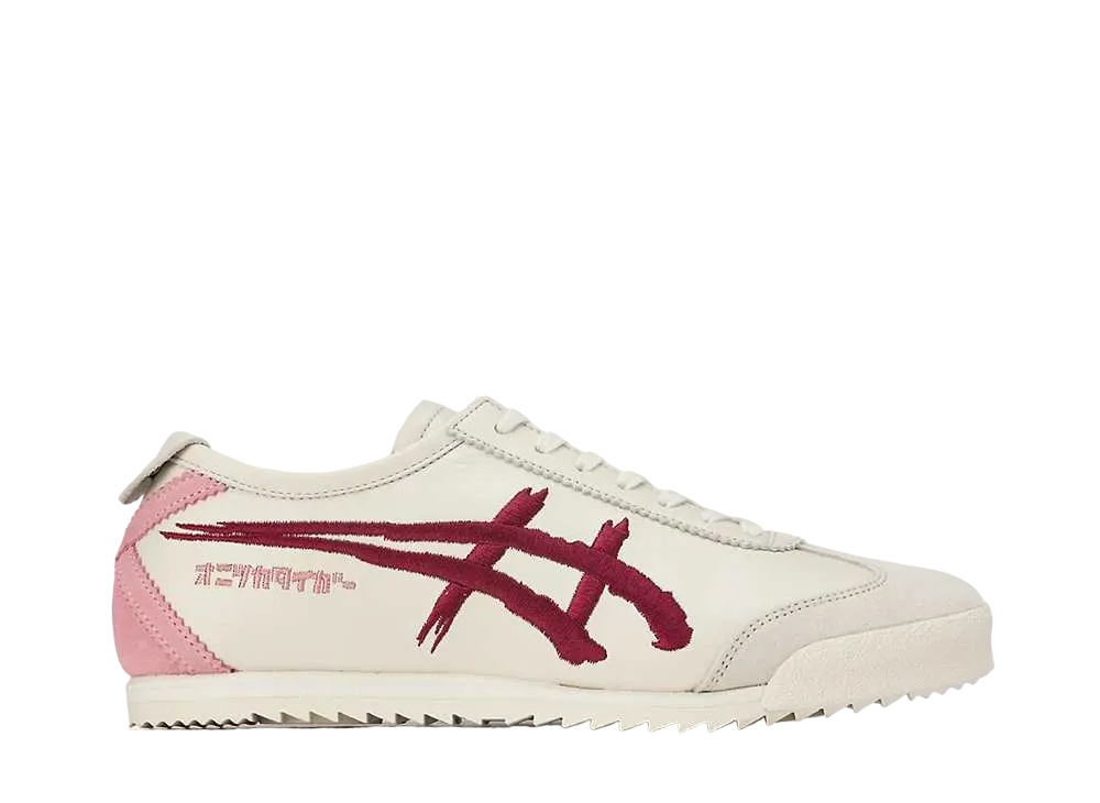 オニツカタイガー ウィメンズ メキシコ66 デラックス "バーチ/ディープマーズ"