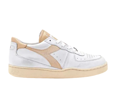 DIADORA Mi Basket Low Used "White/Beige"