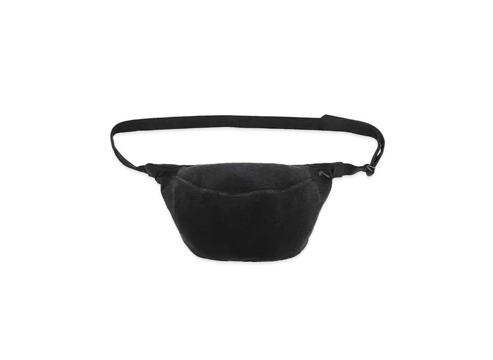 COMOLI Silk Nap Waist Bag "Black"