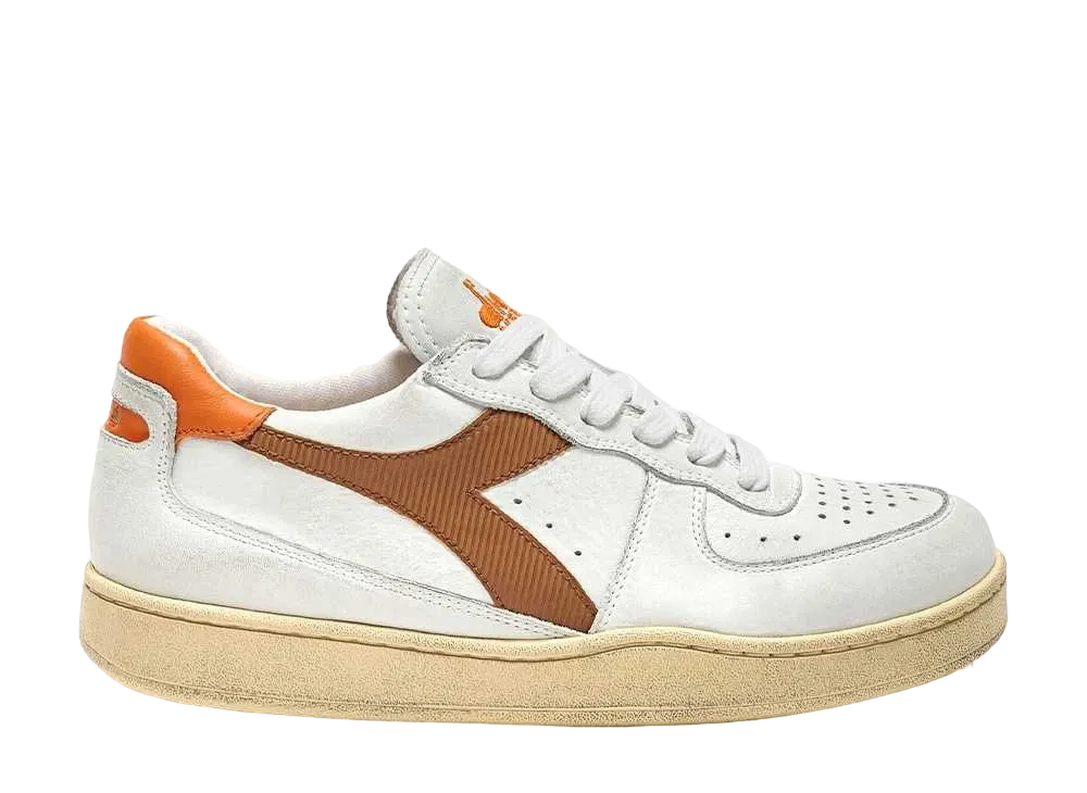 DIADORA Mi Basket Low Used "White/Caramel"