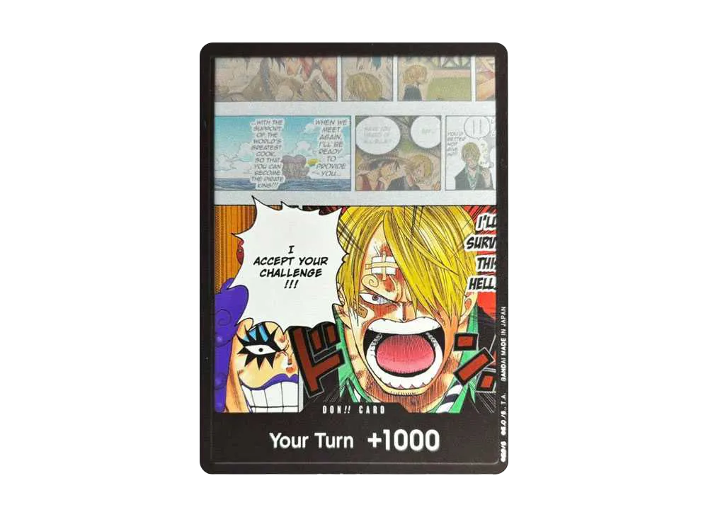 ドン!!カード : イワンコフ&サンジ 【英語版】(プロモーションカード「双璧の覇者 ダブルパックセット Vol.3 (OP-06)」)