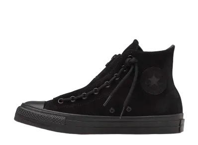 Converse Suede All Star Centerzip Hi "Black"