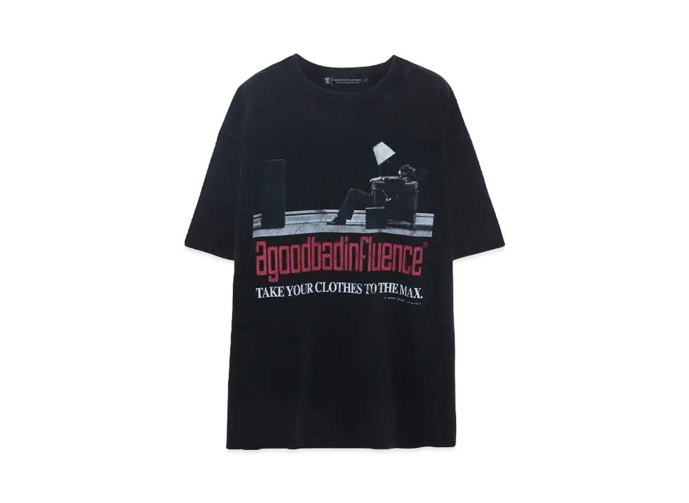 A GOOD BAD INFLUENCE TO THE MAX T-SHIRT "BLACK"
