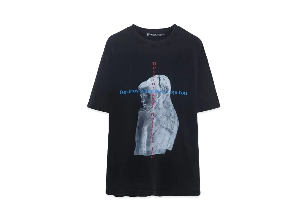 A GOOD BAD INFLUENCE DESTOROY WHAT T-SHIRT "BLACK"