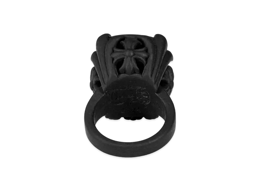 Chrome Hearts Cocktail Rubber Ring "Black"
