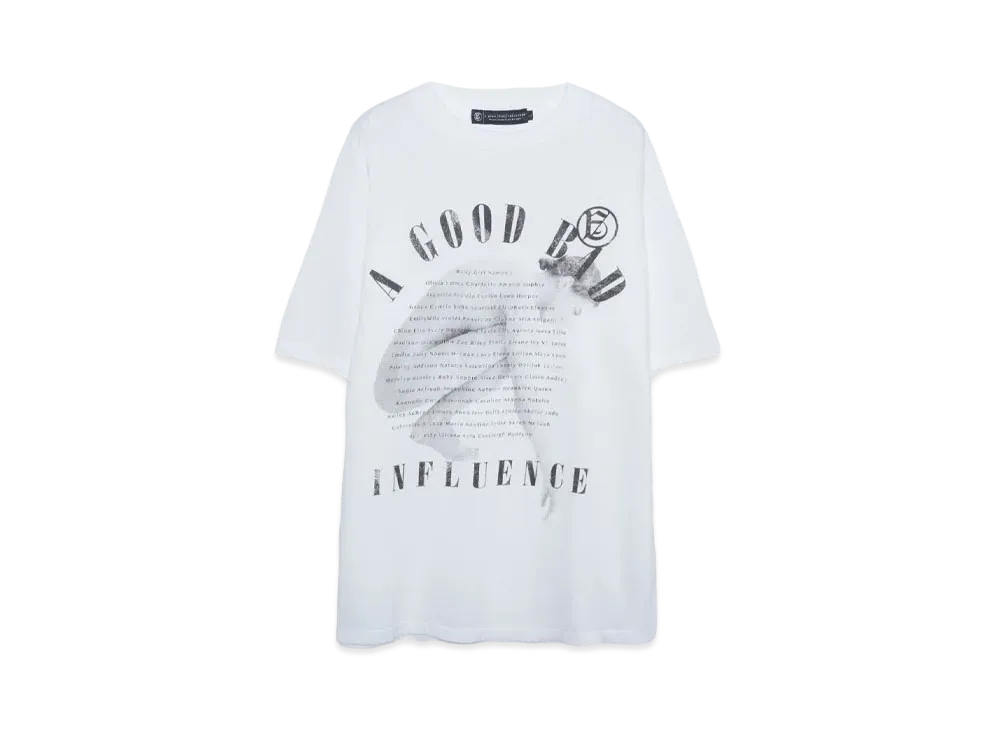 A GOOD BAD INFLUENCE THE GIRL T-SHIRT "WHITE"