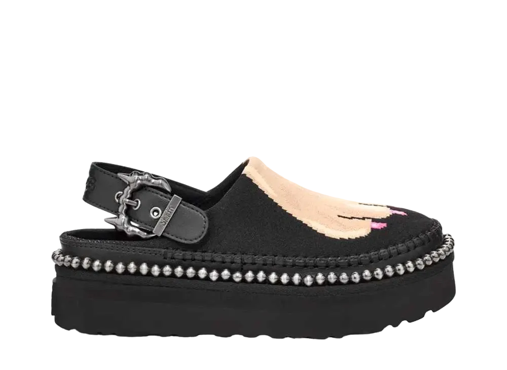 コリーナ ストラーダ × アグ ウィメンズ アグ CS ドッグ クロッグ "ブラック"