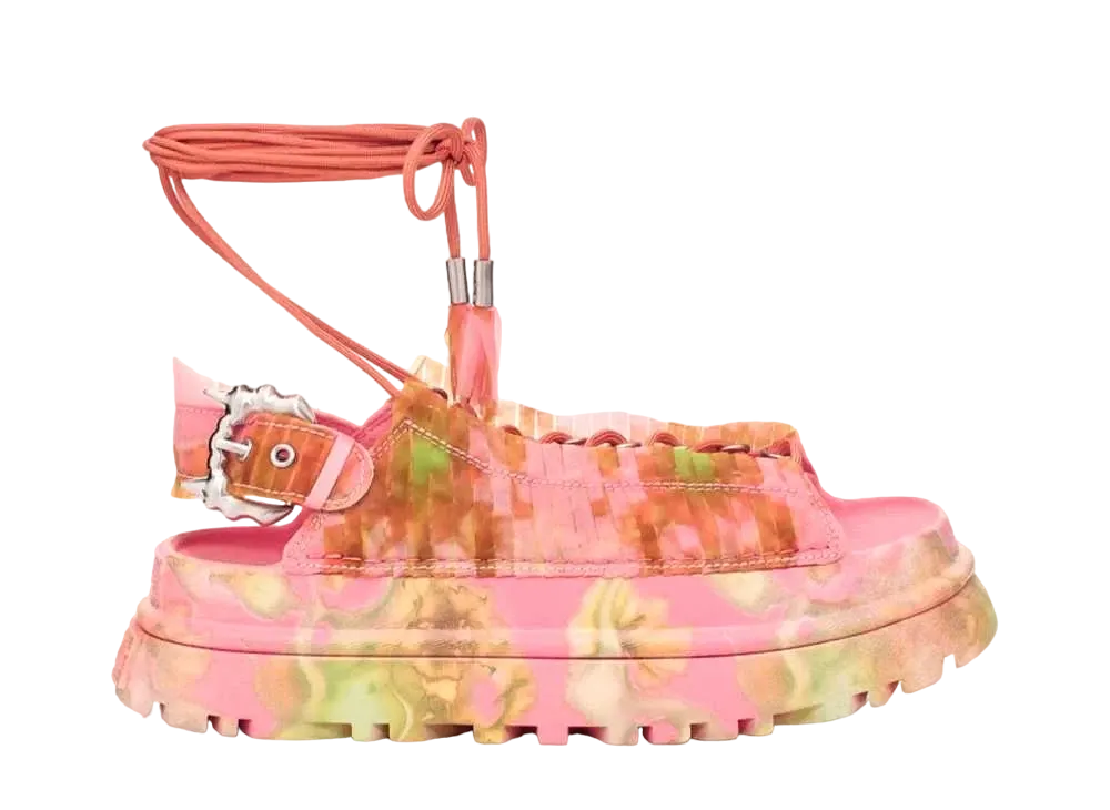 コリーナ ストラーダ × アグ ウィメンズ アグ CS ゴールデングロウ サンダル "ピンクフローラル"