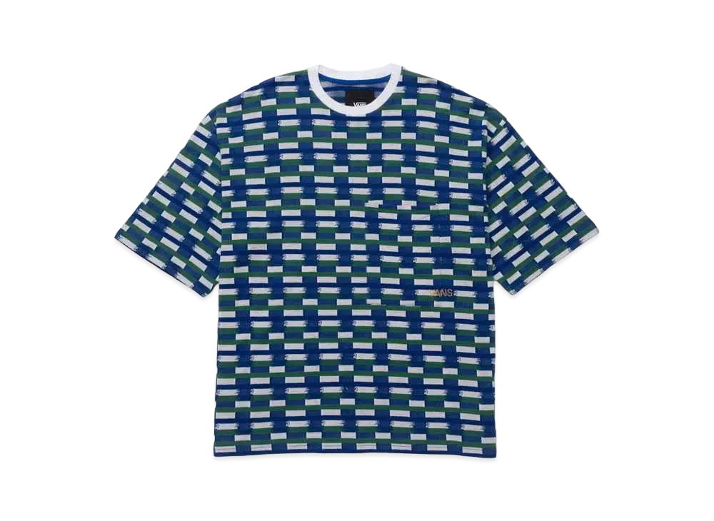 VANS TDC Yarn Dyed SS Tee Shirt "White Surf Stripe"