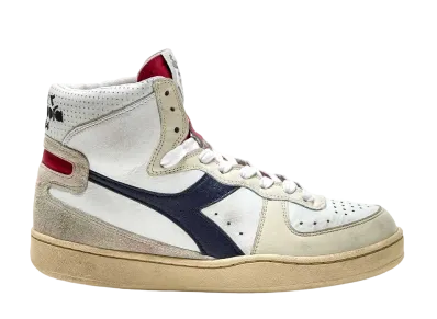 DIADORA Mi Basket Punched Ita X Dino Meneghin "White/Pompeian Red"