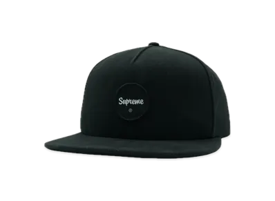 Supreme Twill Patch 5-Panel "Black"