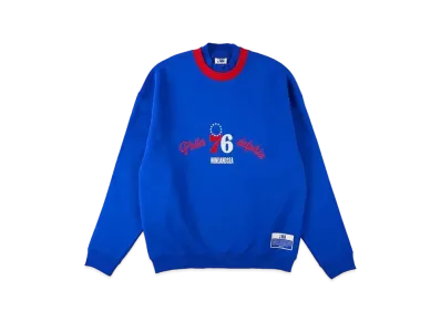 WIND AND SEA x NBA Double Neck Sweat Shirt "Philadelphia 76ers"