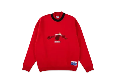 WIND AND SEA x NBA Double Neck Sweat Shirt "Miami Heat"