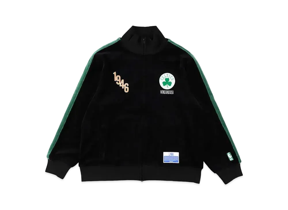 WIND AND SEA x NBA Velour Jacket "Boston Celtics"
