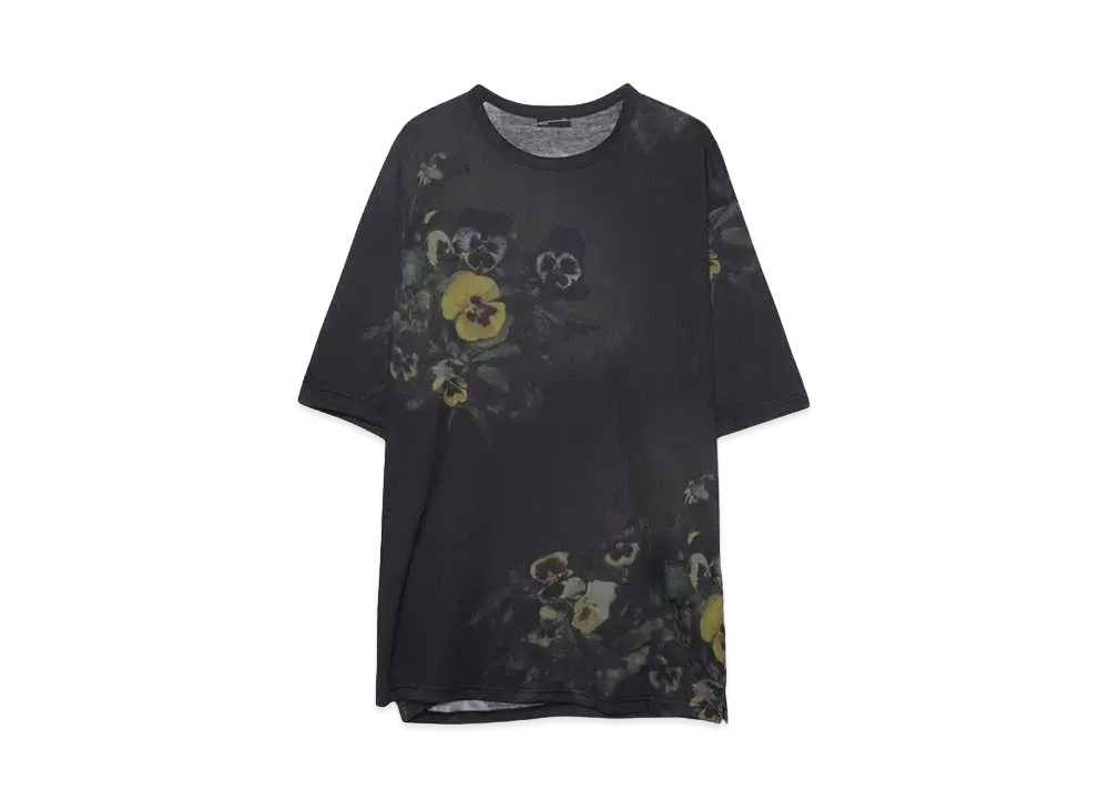 LAD MUSICIAN 50/2 T-CLOTH PANSY S/BIG T "BLACK DARK"