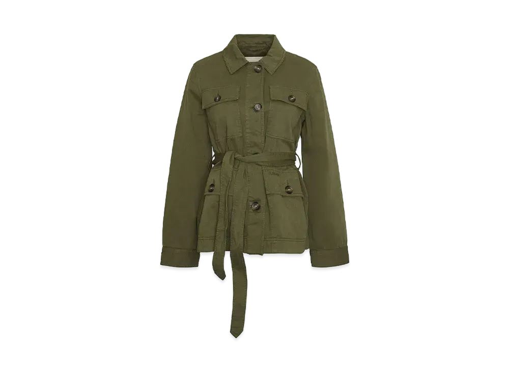 Barbour Tilly Cotton 4-Pocket Safari Jacket "Olive"