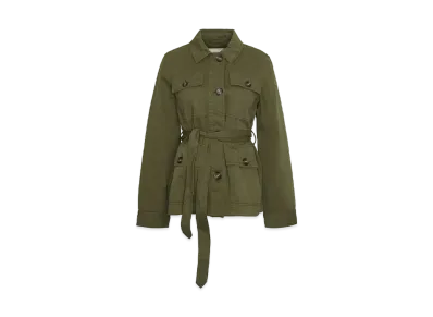 Barbour Tilly Cotton 4-Pocket Safari Jacket "Olive"