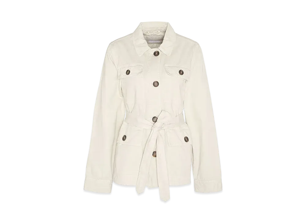 Barbour Tilly Cotton 4-Pocket Safari Jacket "Cream"